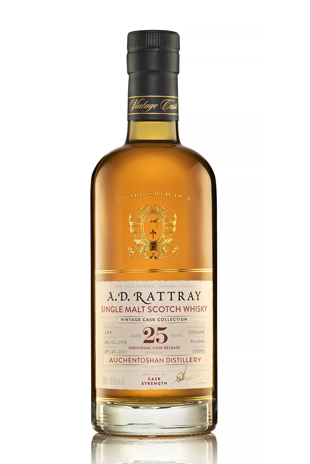 Auchentoshan 1998 | Vintage Cask Collection | A D Rattray